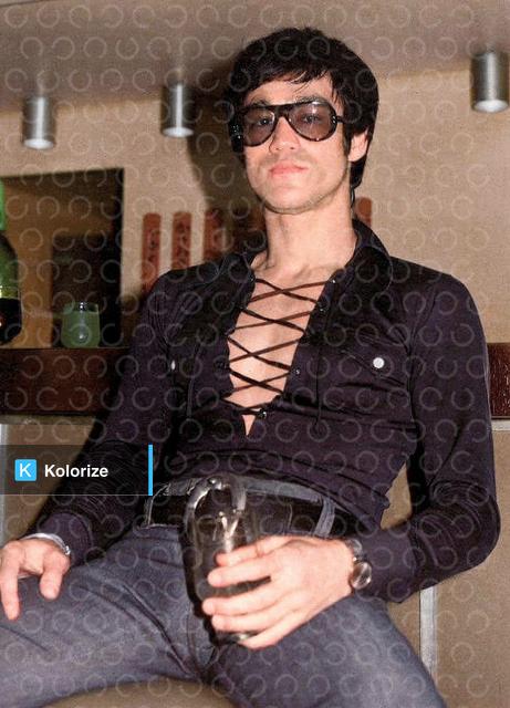 [colorized] Bruce Lee in 1971