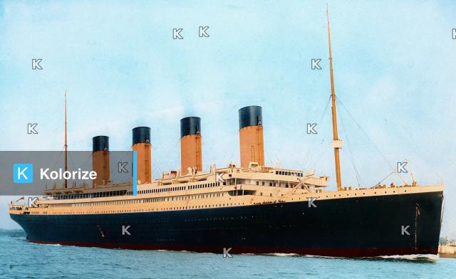 [colorized] Titanic In Color
