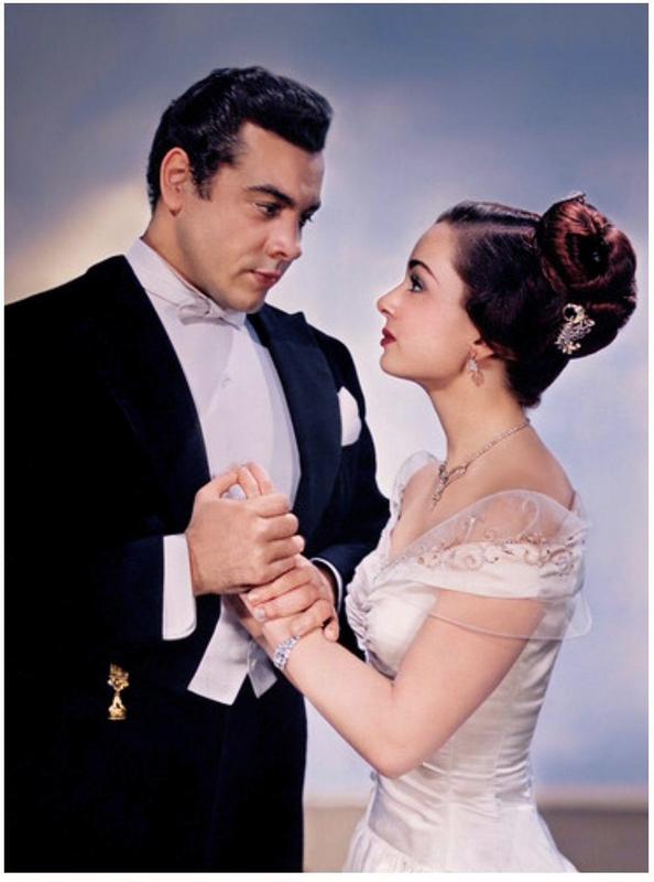 [colorized] Mario Lanza and Ann Blyth in Richard Thorpe’s THE GREAT CARUSO (1951)