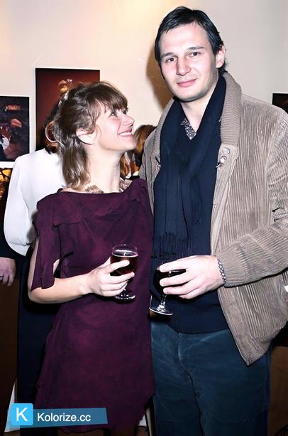 [colorized] Helen Mirren and Liam Neeson back when they were dating in 1983