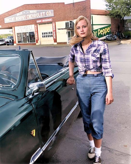[colorized] Cybill Shepherd from The Last Picture Show (1971)