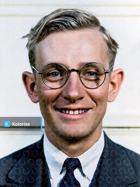 [colorized] Robert Spridwell photographed by Carl Van Vechten, 
July 16, 1936 in Chicago, Illinois
