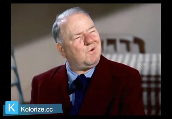 [colorized] W.C. Fields in 1930-1940