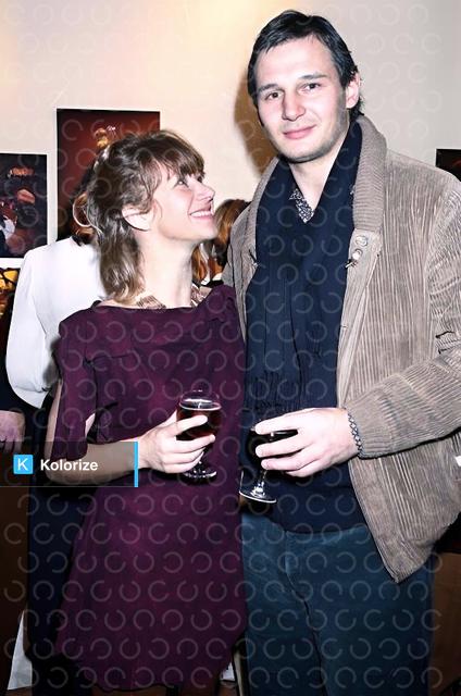 [colorized] Helen Mirren and Liam Neeson back when they were dating in 1983