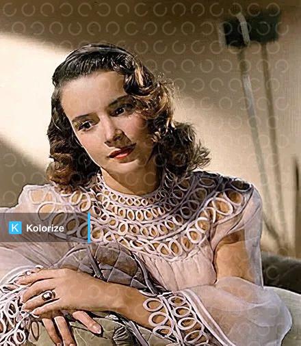 [colorized] Susan Peters in 1940s