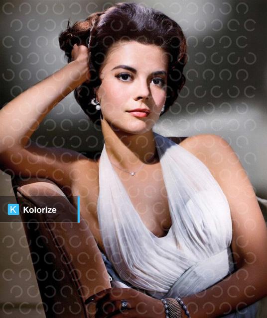 [colorized] A glamorous Natalie Wood, photographed for "Cash McCsll" (1960) 