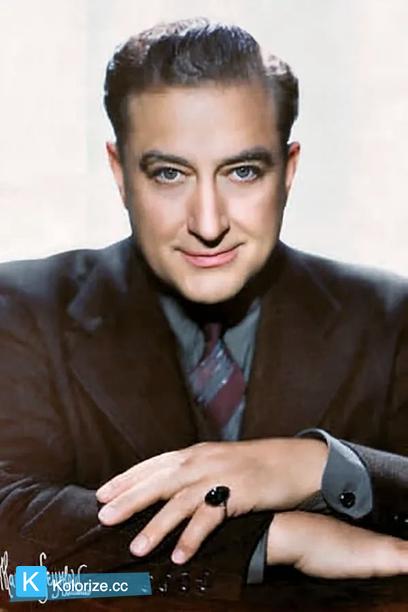 [colorized] Francis X. Bushman (1884-1966)

