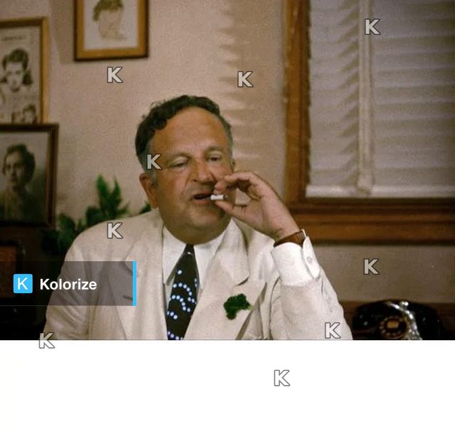 [colorized] Leon Schlesinger (1884-1949) in 
Decade of 1930s in Merrie Melodies 