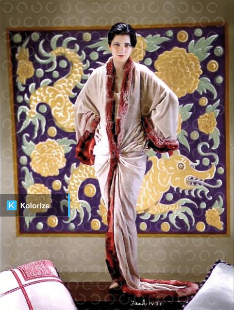 [colorized] Kay Francis by Otto Dyar, 1930.