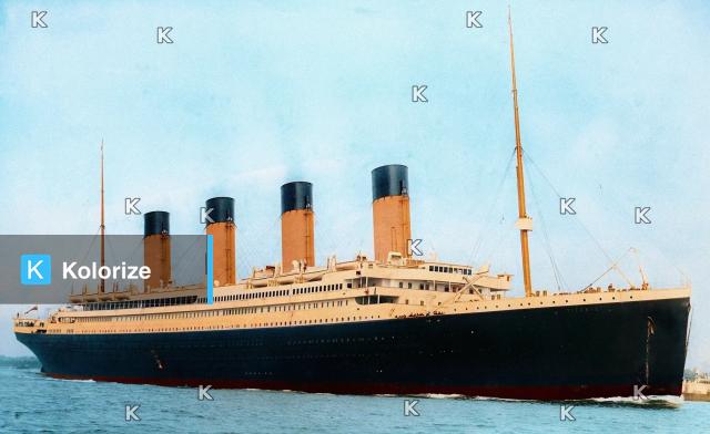 [colorized] Titanic In Color
