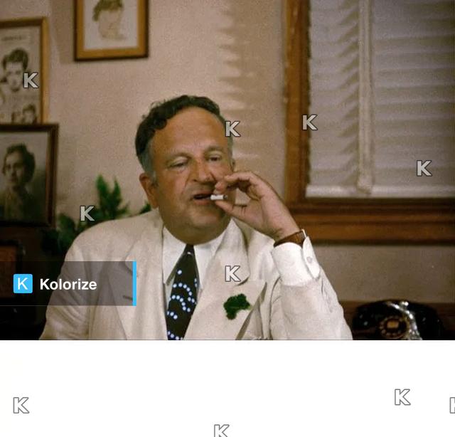 [colorized] Leon Schlesinger (1884-1949) in 
Decade of 1930s in Merrie Melodies 