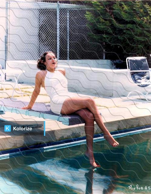 [colorized] Dolores del Río, 1934.