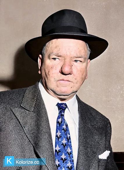 [colorized] W.C.  Fields (January 29, 1880-December 25,1946) 
In 1930s or 1940s
