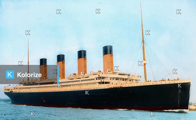 [colorized] Titanic In Color
