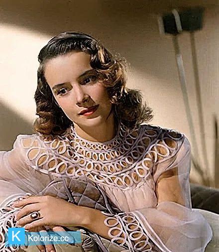 [colorized] Susan Peters in 1940s