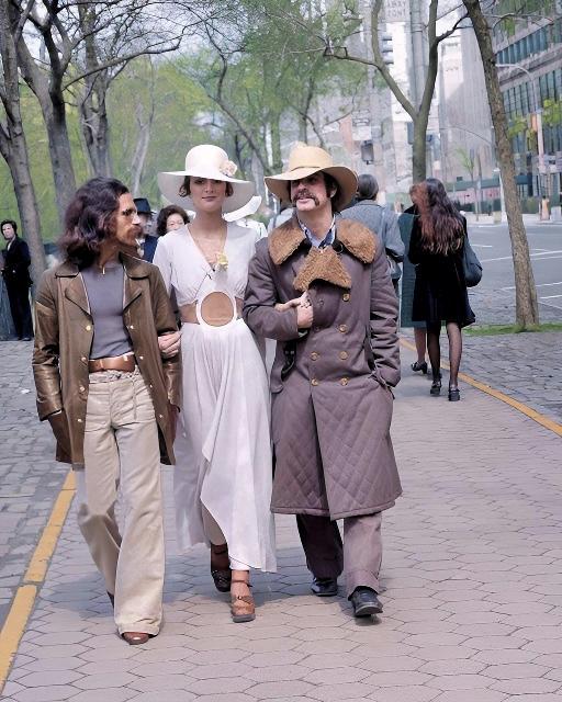 [colorized] Fifth Avenue, Manhattan, 1972.